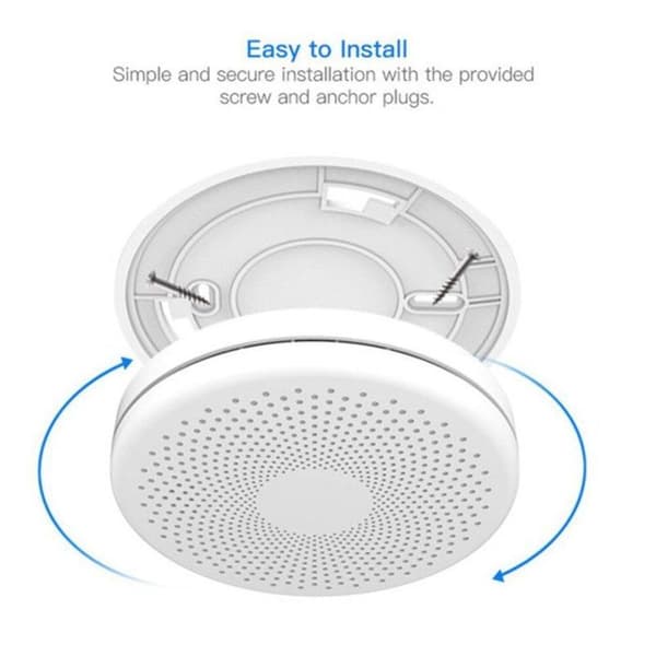 Feelspot rökdetektor Smart rök- och CO2-sensor FS-CSS01W