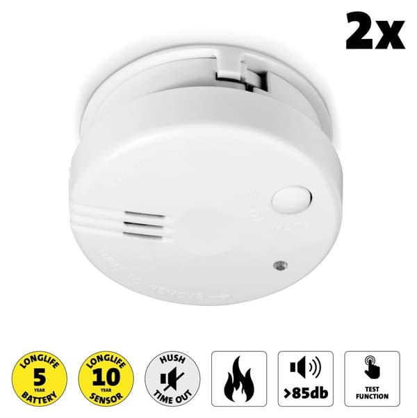 Mini-savuilmaisimien sarja (2 kpl) Alecto SA-102