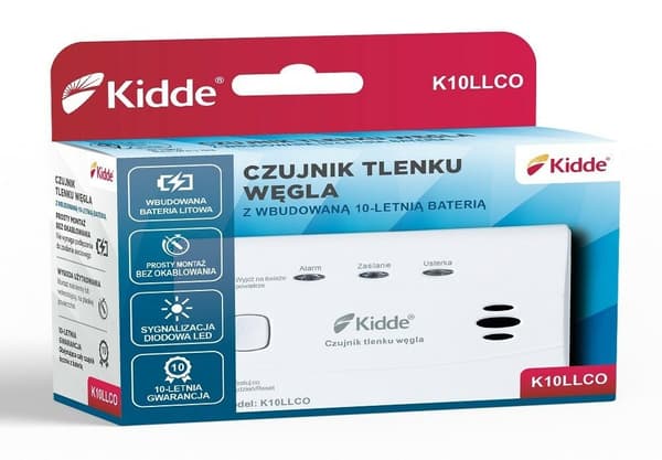 Rök- och kolmonoxiddetektor K10LLCO KIDDE
