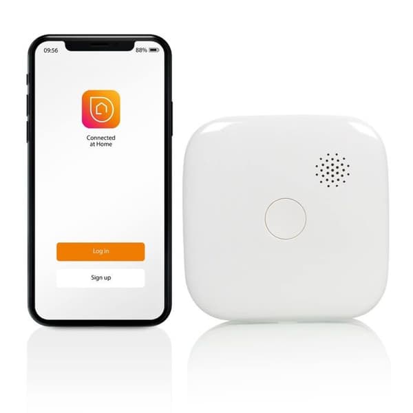 Smartwares rökdetektor - FSM-12601 - Ansluten rökdetektor -85 DB - Uppfyller standard EN-14604