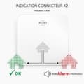 Miniatyrbild 3 av 4: ELRO Connects SF500S Smoke Detector Kit - Komplett Kit K2 Connector + 3x trådlöst Smoke Detector Kit - Meddelar via smartphone