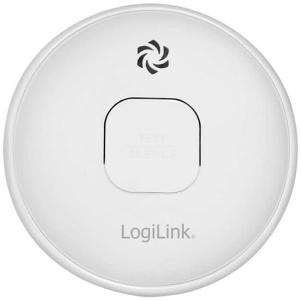 Röksensor - LogiLink - SC0016 - Livslängd 10 år - Larm 85 dB - Trådlös