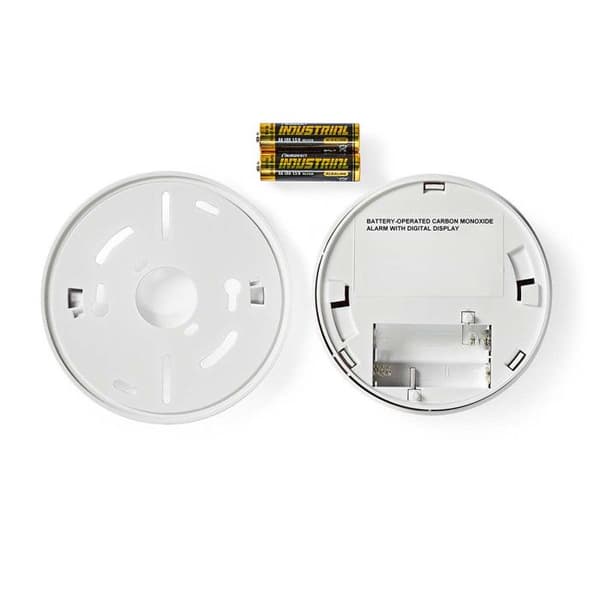 NEDIS Batteridrivet Kolmonoxidlarm 85 dB Vit