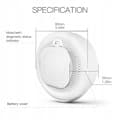 Miniatyrbild 3 av 6: Smart Zigbee rökdetektor - MOES - Brandsäkert material - Smartphone-notifikationer - Ljudlarm