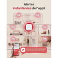 Miniatyrbild 2 av 4: X-Sense Wi-Fi Rökdetektor Kompatibel med X-Sense Hemsäkerhetsappen, SBS50 Basstation Krävs, Mini-Röksensor