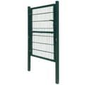 Miniatyrbilde 3 av 7: vidaXL 2D-gjerdeport (enkelt) grønn 106 x 210 cm