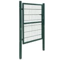 Miniatyrbilde 2 av 7: vidaXL 2D-gjerdeport (enkelt) grønn 106 x 210 cm