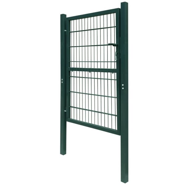 vidaXL 2D Aitaportti (Yksittäinen) Vihreä 106 x 210 cm