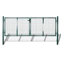 Miniatyrbillede 1 af 9: vidaXL havelåge 306 x 175 cm stål grøn