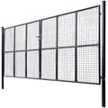 Miniatyrbilde 2 av 6: vidaXL Hageport netting galvanisert stål 400x175 cm grå