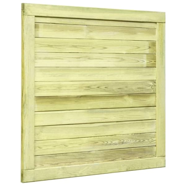 vidaXL Hageport impregnert furu 100x100 cm