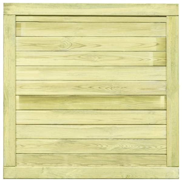 vidaXL Hageport impregnert furu 100x100 cm