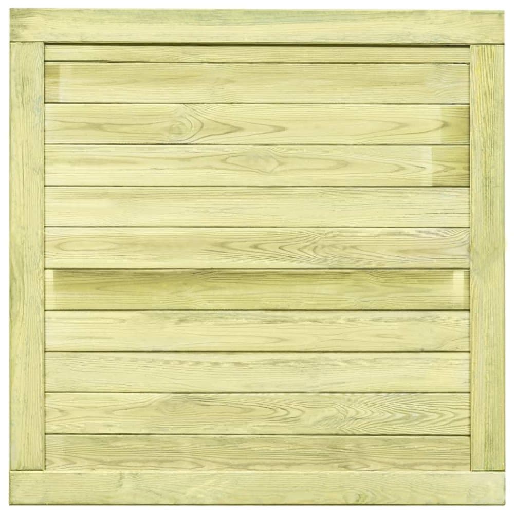 vidaXL Trädgårdsgrind impregnerad furu 100x100 cm
