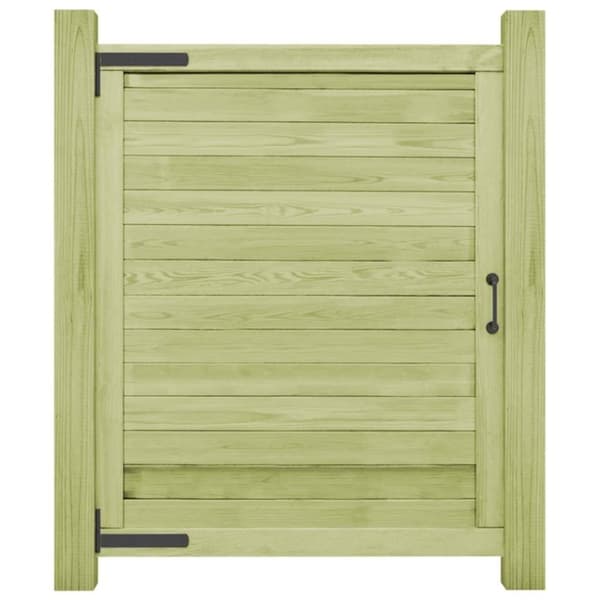 vidaXL Hageport impregnert furu 125x100 cm
