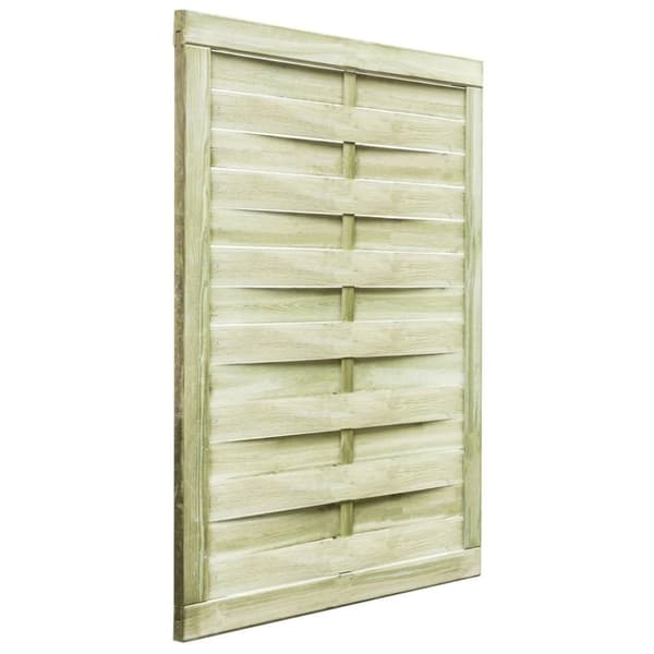 vidaXL Hageport impregnert furu 100x125 cm grønn