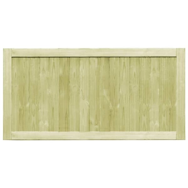 vidaXL Trädgårdsgrindar 2 st impregnerad furu 300x75 cm
