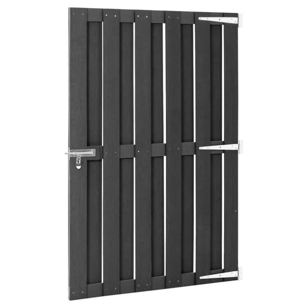 vidaXL Hageport WPC 100x150 cm grå
