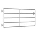 Miniatyrbilde 3 av 7: vidaXL 5 Jordeport stål (95-170)x90 cm sølv
