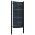 Miniatyrbilde 2 av 4: vidaXL Hageport PVC og stål 100x164 cm antrasitt