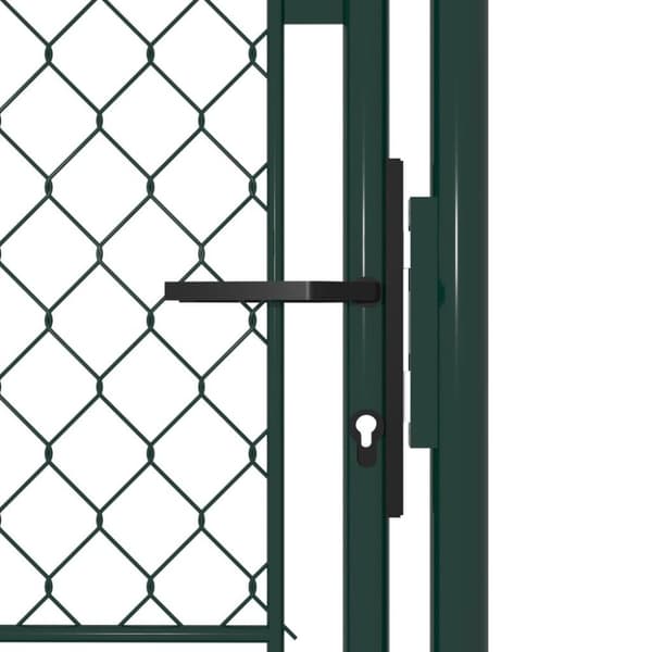 vidaXL Hageport stål 100x175 cm grønn