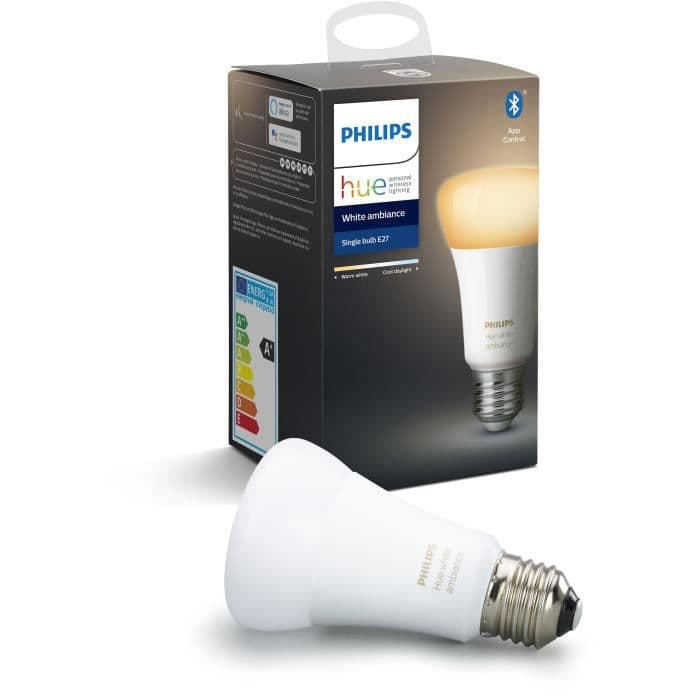 PHILIPS HUE Valkoinen Ambiance-lamppu - 9,5 W - E27 - Bluetooth