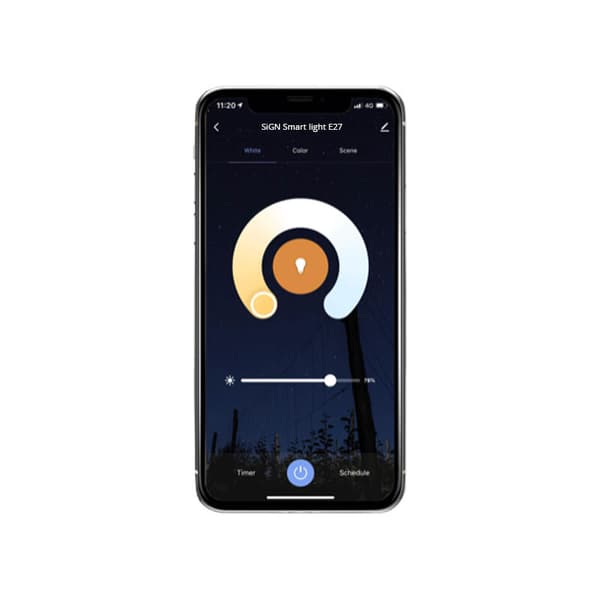 SiGN Smart Home Dimbar LED-lampa A60 6W E27