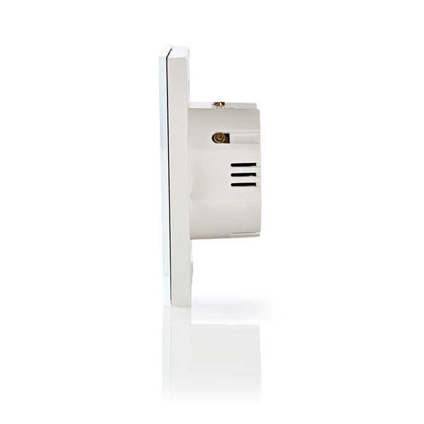 Nedis SmartLife Strömbrytare | Wi-Fi | Parasoll / Ridå / Slutare | Väggfäste | 300 W | Android™ / IOS | Glas | Vit