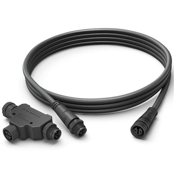 Philips Hue Utendørs T-kontakt + 2,5 m kabel