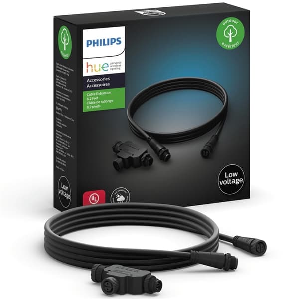 Philips Hue Utendørs T-kontakt + 2,5 m kabel