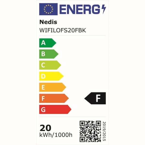 Nedis Smartlife Outdoor Light | Liiketunnistin | 1500 lm | Wi-Fi | 20 W | Himmennettävä Valkoinen | 3000 - 6500 K | Alumiini | Android™ / IOS