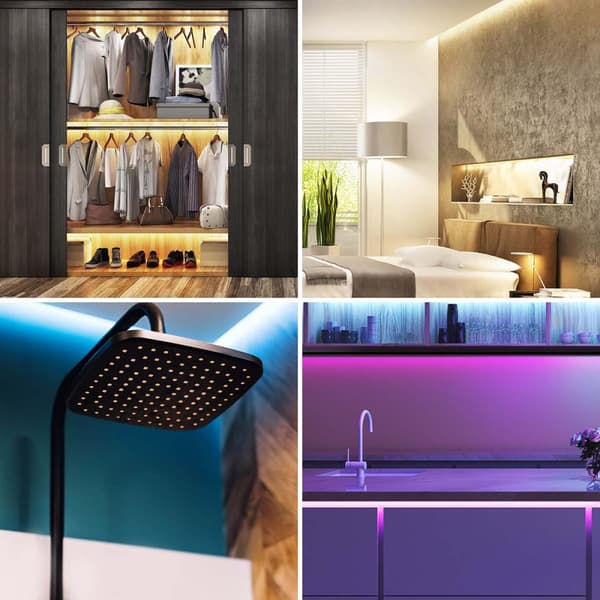 Nedis SmartLife LED-Nauha | Wi-Fi | Kylmä Valkoinen / Lämmin Valkoinen / RGB | SMD | 5.00 m | IP44 | 2700 - 6500 K | 960 lm | Android™ / IOS