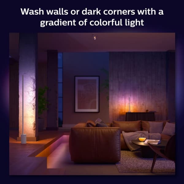 Philips Hue Gradient Signe Bordslampa Wh/Color Vit