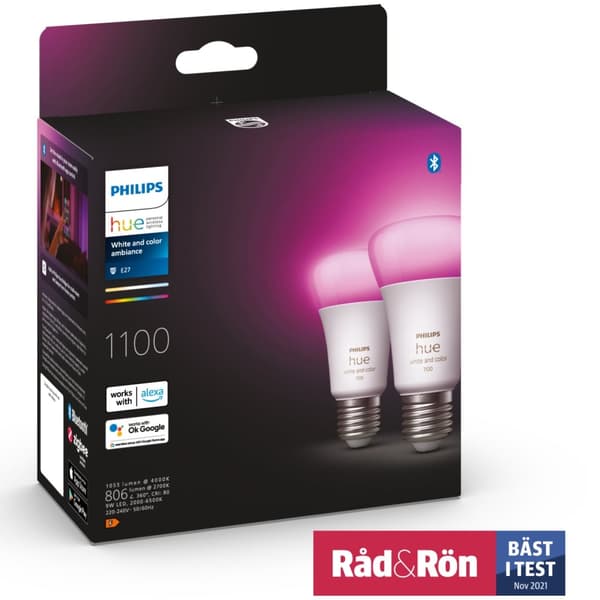 Philips Hue White Color Ambiance E27 1
