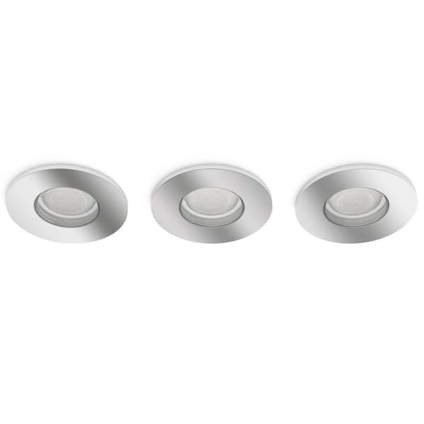 Philips Hue Xamento innfelt spotbelysning for baderom 3stk krom