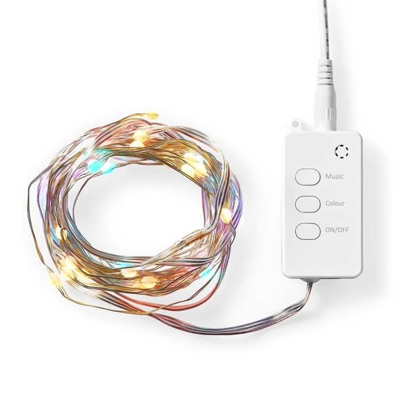 Nedis SmartLife LED-Remsa | Wi-Fi | Flerfärgad | SMD | 5.00 m | IP20 | 2700 - 6500 K | 400 lm | Android™ / IOS