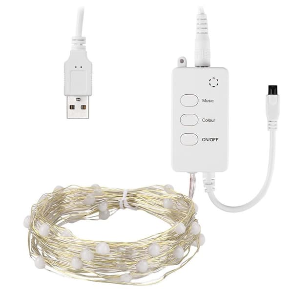 Smart lyskæde RGB, 10 m