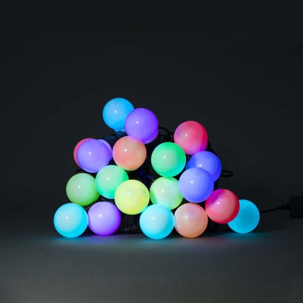 Nedis SmartLife Dekorativa Lampor | Festljus | Wi-Fi | RGB / Vit | 20 LED's | 10 m | Android™ | Glödlampediameter: 50 mm