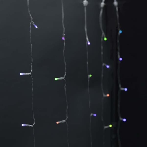 Nedis SmartLife Julbelysning | Ridå | Wi-Fi | RGB | 180 LED's | 3 m | Android™ / IOS