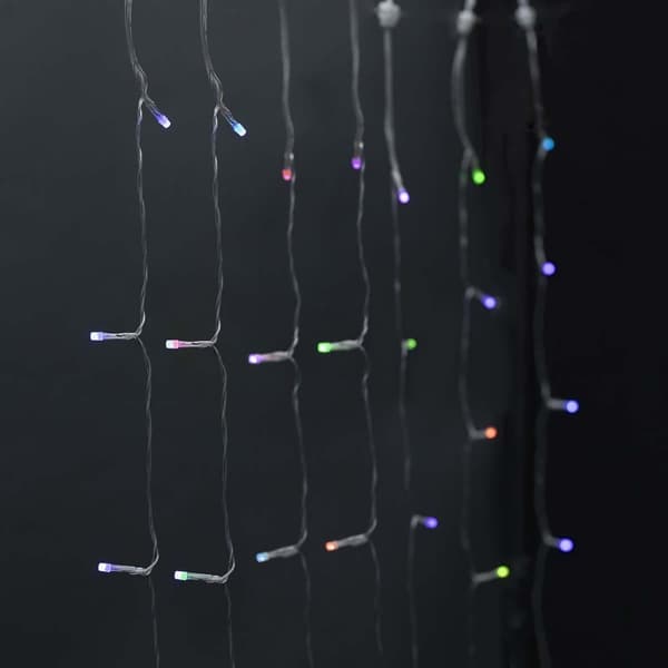 Nedis SmartLife Julbelysning | Ridå | Wi-Fi | RGB | 180 LED's | 3 m | Android™ / IOS