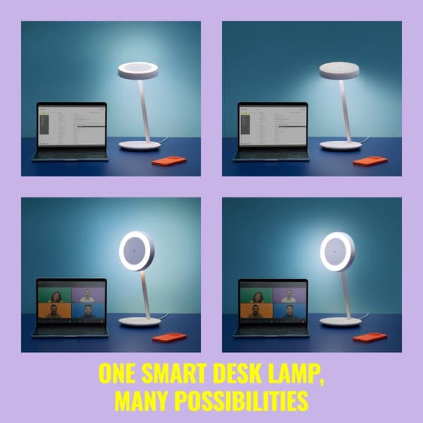 WiZ Portrait Smart skrivbordslampa/belysning för videosamtal 600lm