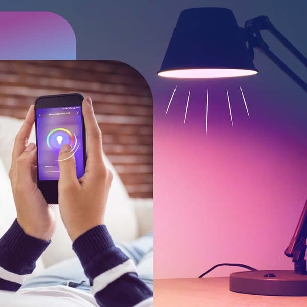 Alecto SMART-BULB10 Smart LED-färglampa med Wi-Fi