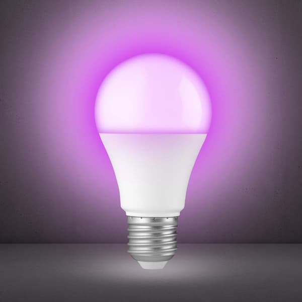 Alecto SMARTBULB10 Smart LED-farvelampe med Wi-Fi E27 9W