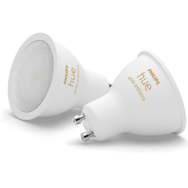 Philips Hue White Ambiance GU10 400lm 2-pak