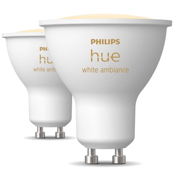 Philips Hue White Ambiance GU10 400lm 2-pak