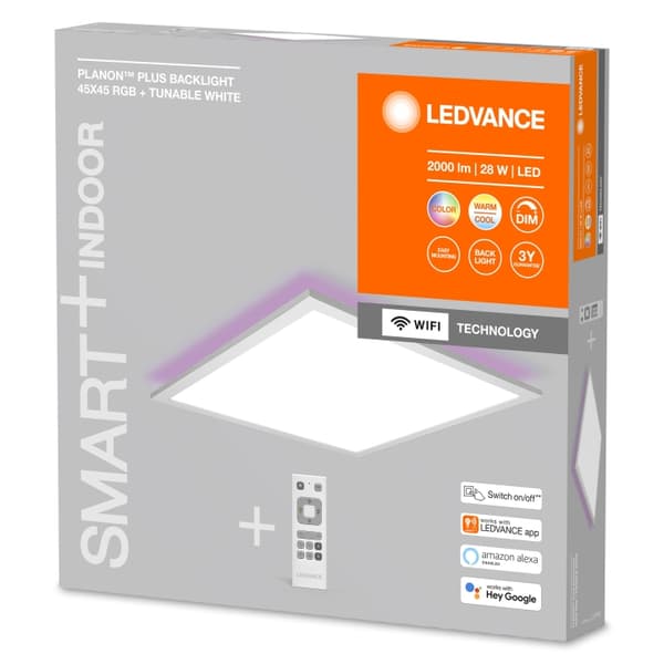 LEDVANCE Smart+ Planon Plus Backlite 45x45cm 1800lm RGBTW - Vit