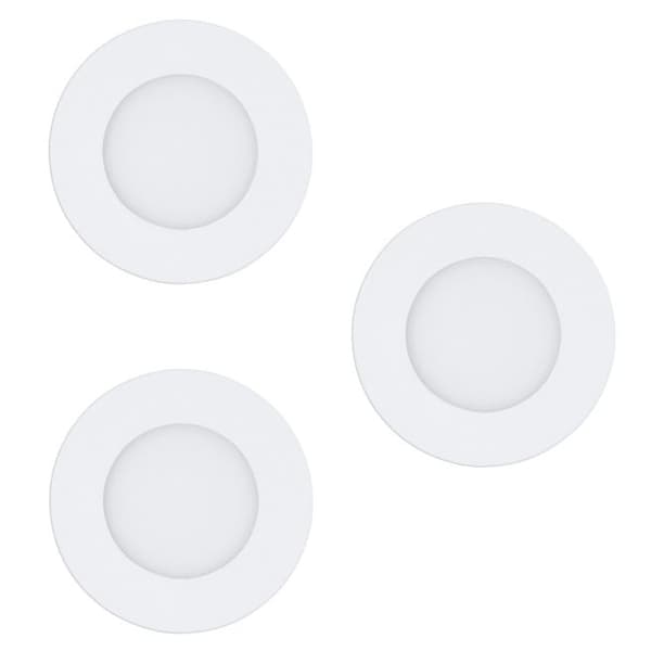 Eglo Sæt med 3x Fueva-Z indbygget hvid Ø8,5 - TW - Zigbee, Bluetooth