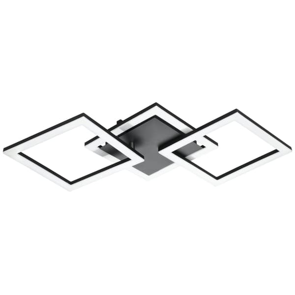 Eglo Paranday-Z taklampe m/firkanter svart 65x31 - TW - Zigbee, Bluetooth