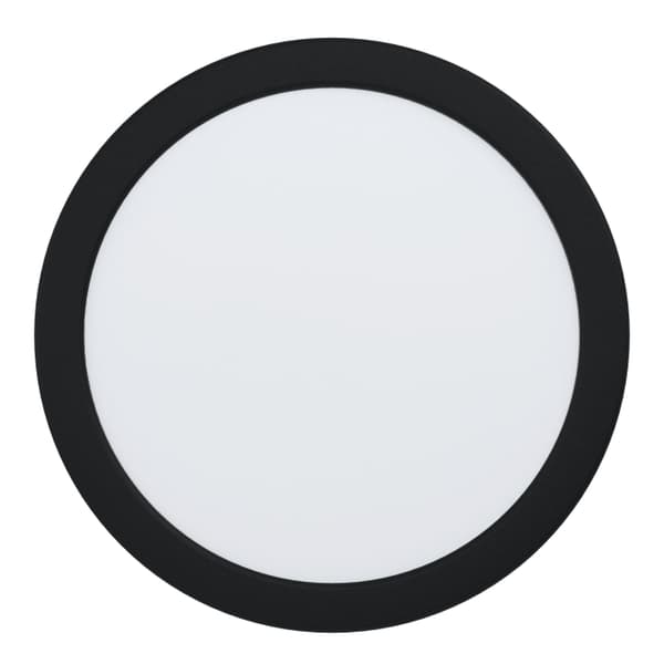 Eglo Fueva-Z Smart innfelt lys Ø21,6 cm - Svart, Zigbee & Bluetooth Sort, Hvit