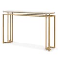 Miniatyrbillede 3 af 8: Indgangsbord, 119x30x80 cm, Hvid Guld