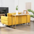Miniatyrbillede 6 af 8: Konsolbord, 120x32.5x88 cm, Hvid og Guld